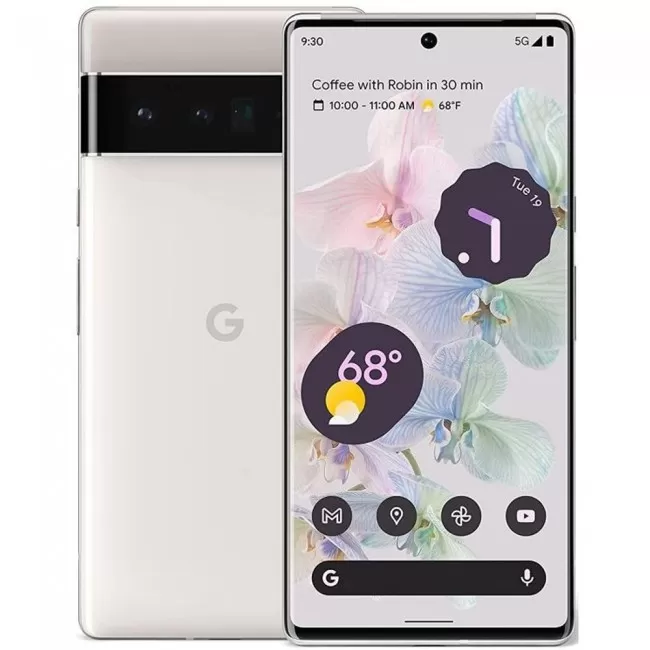 Buy Refurbished Google Pixel 6 Pro 5G | DeGoogled Graphene OS Secure in Cloudy White